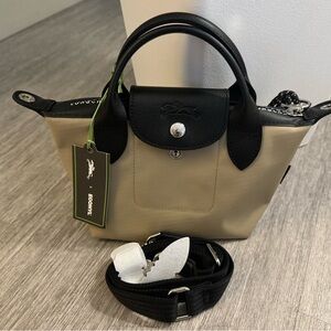 Longchamp Mini Bag in Black and Tan